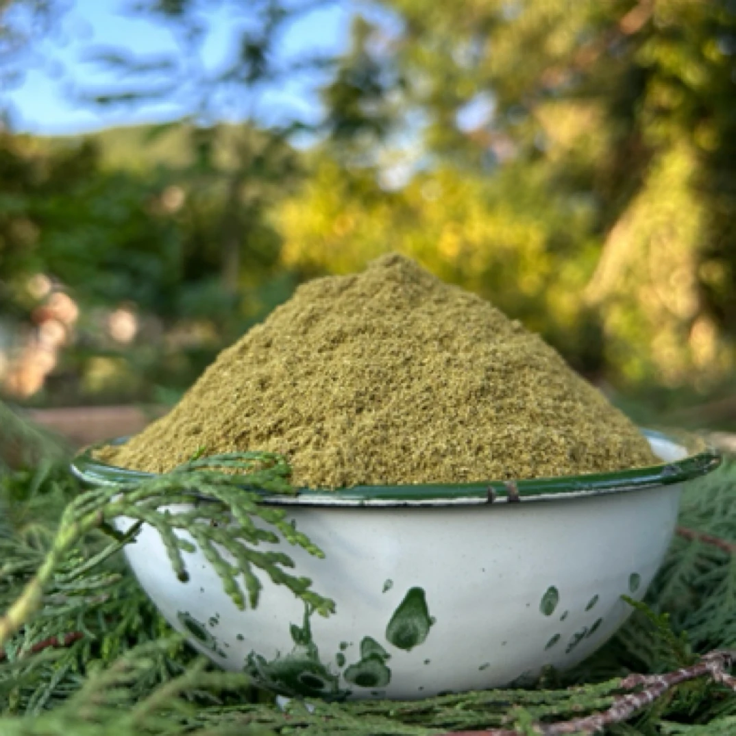 草本侧柏叶粉清洁头皮止屑增发预防白发改善脱发