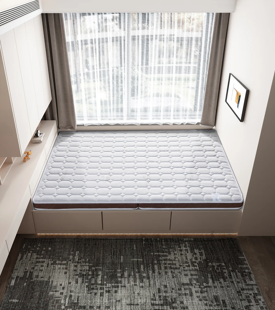 23号【VIP4客服专属链接】S型原生黄麻乳胶床垫折叠榻榻米床垫环保