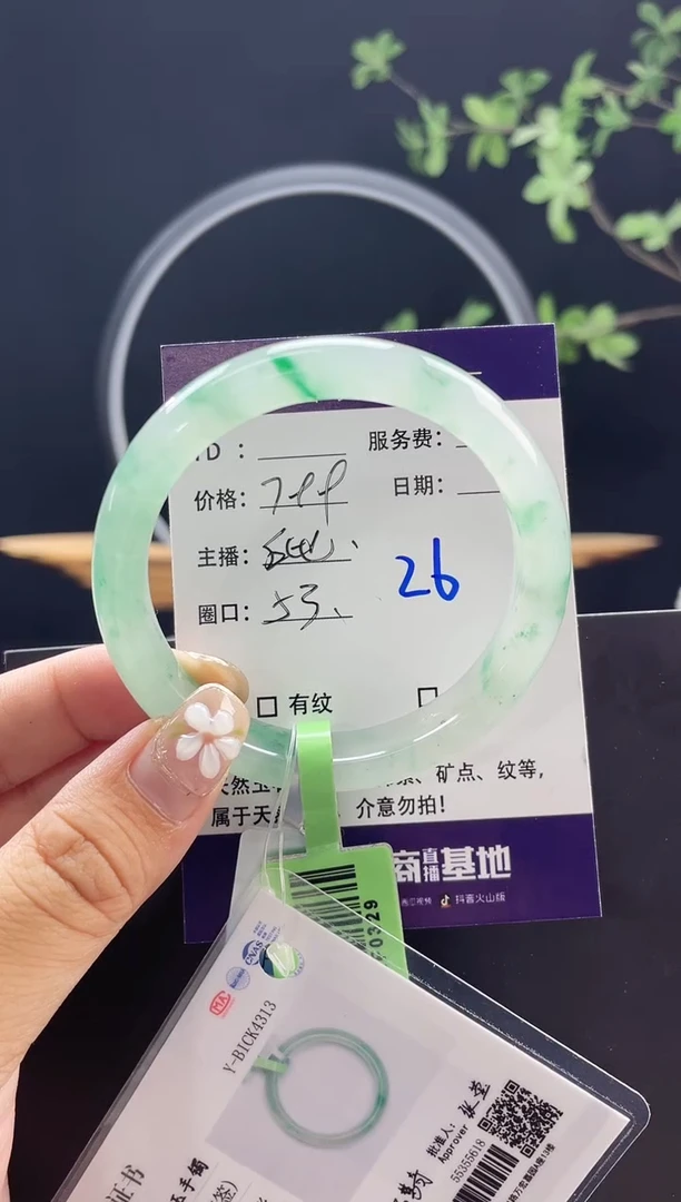【闪购商品】石英质玉手镯未镶嵌26