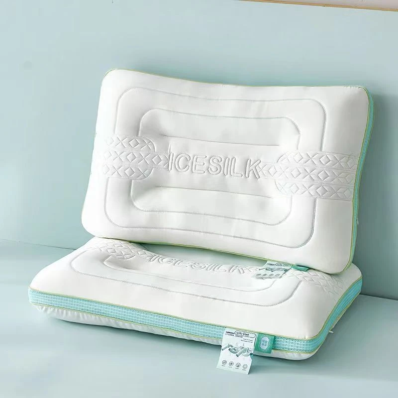 超软凉感柔软透气枕芯学生宿舍成人家用可机洗单人立体护颈枕头