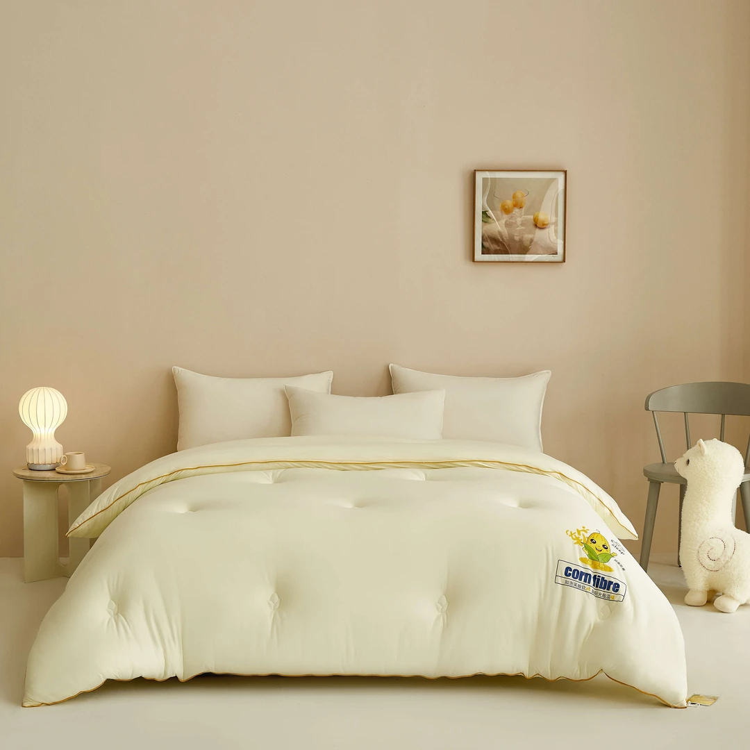 冬羚鸟-ZB11-A类烫画牛奶丝玉米秋冬被-SJ