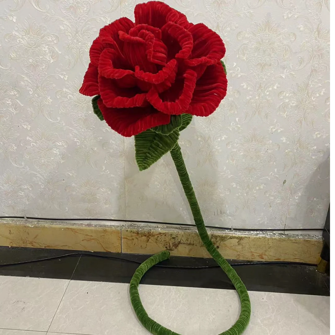 弗洛伊德特大落地1.6米手工diy材料包巨型玫瑰结婚订婚摆件礼物