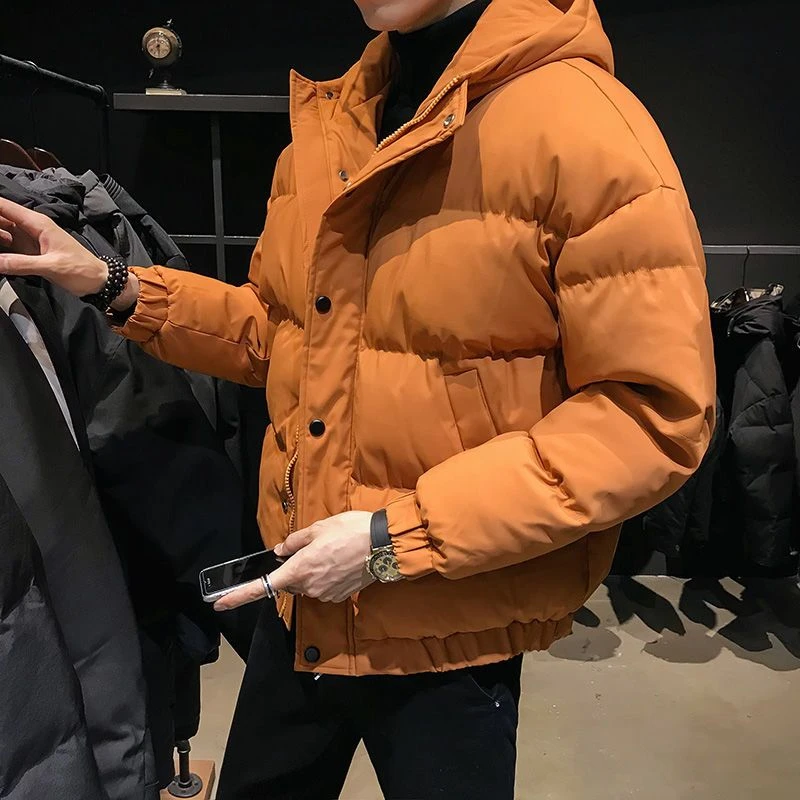 波司澄新款羽绒衣男冬季外套加厚韩版修身连帽学生时尚潮流短款