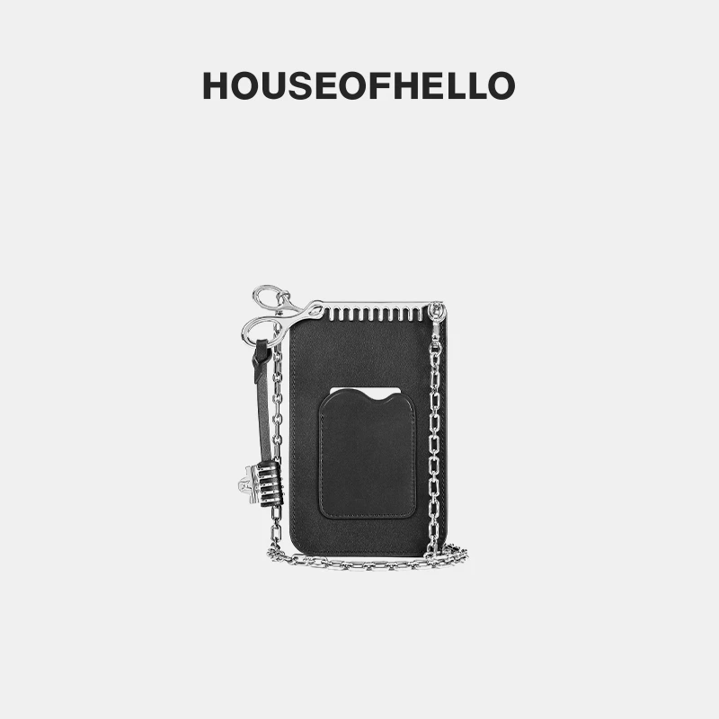 HOUSEOFHELLO夹夹礼盒包斜跨链条手机包单肩包设计师