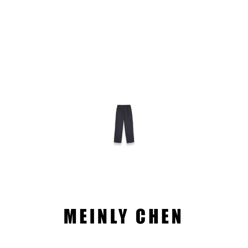 【MEINLY  CHEN】【灰松紧裤】高端设计师款时尚百搭休闲裤8824592