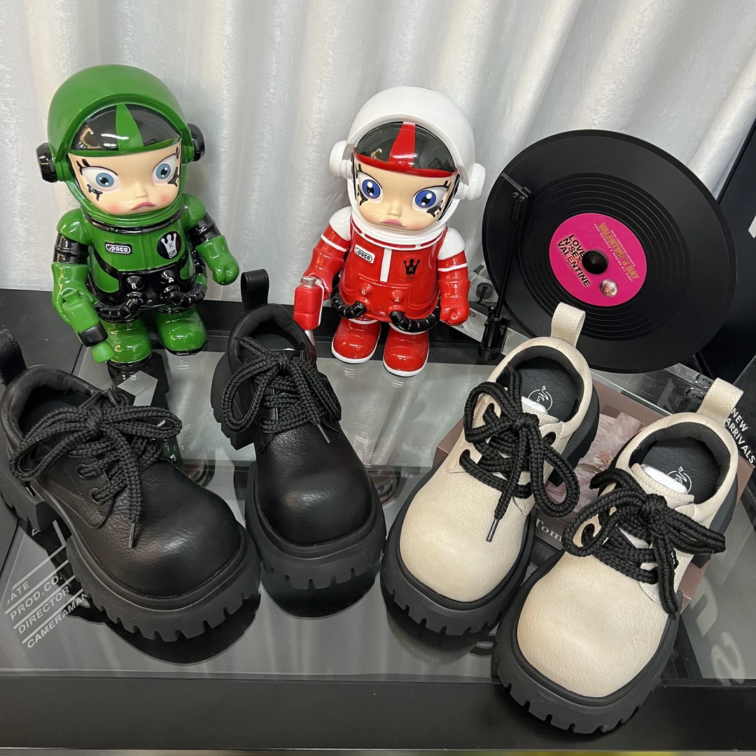 【曼曼】欧货“圆舞曲”2024新款高订大头百搭透气厚底增高休闲鞋