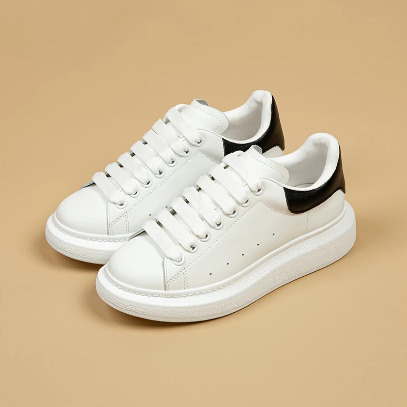 美国Wayne Flex韦恩圆头轻便厚底系带休闲鞋百搭运动舒适板鞋3087