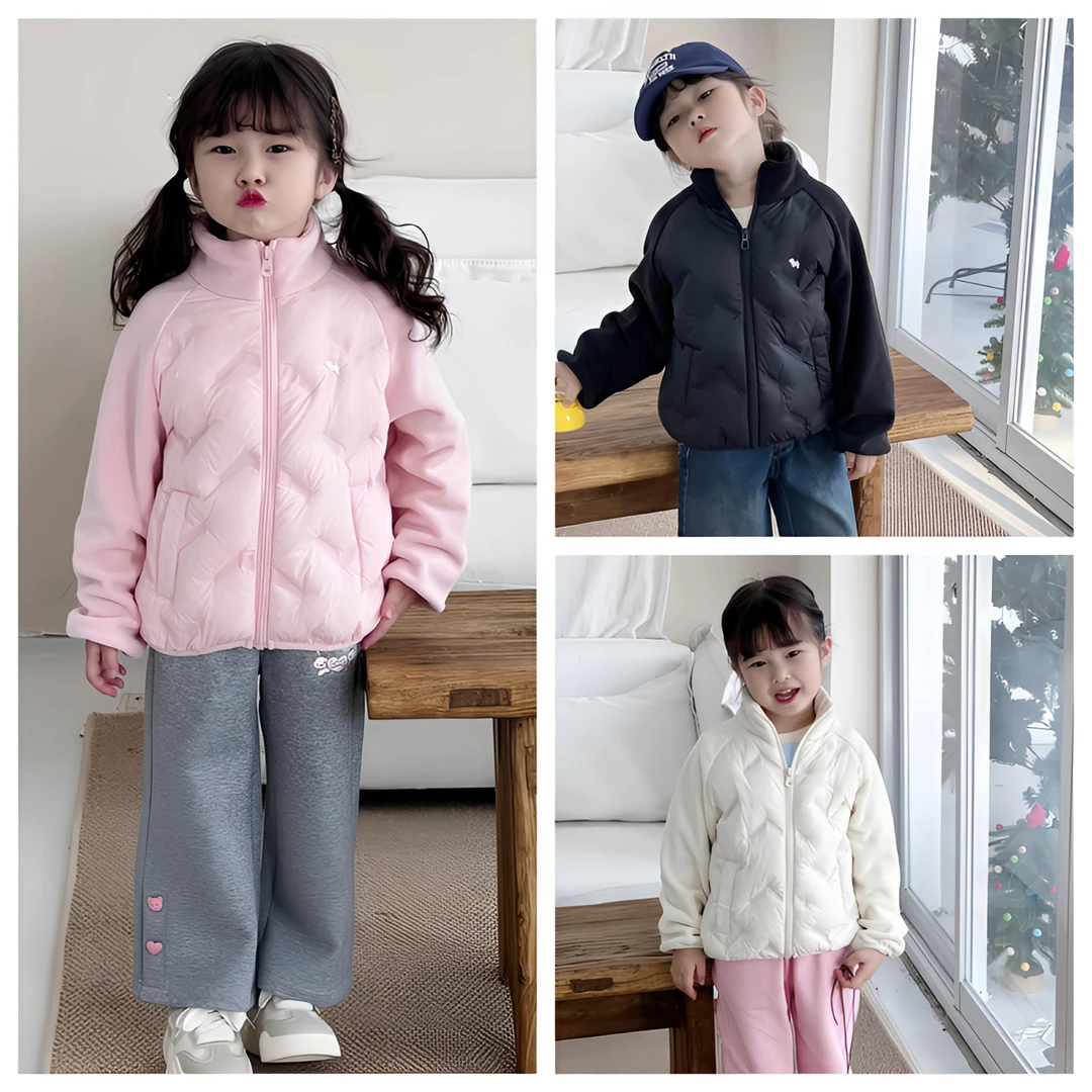[RAINBOW]秋冬儿童拼接羽绒外套羽绒服内胆WCQ8806