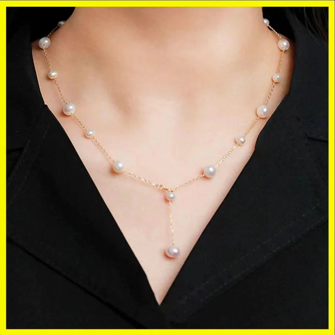 链子925银仿珍珠 康璐妮KANGLUNI满天星项链轻奢仙女气质时尚