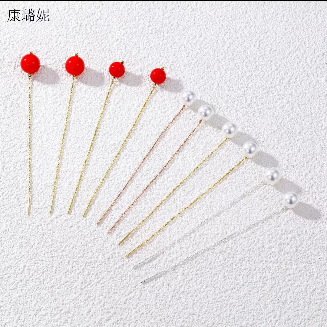 925银耳饰 康璐妮KANGLUNI灯泡耳线轻奢简约时尚百搭气质耳饰