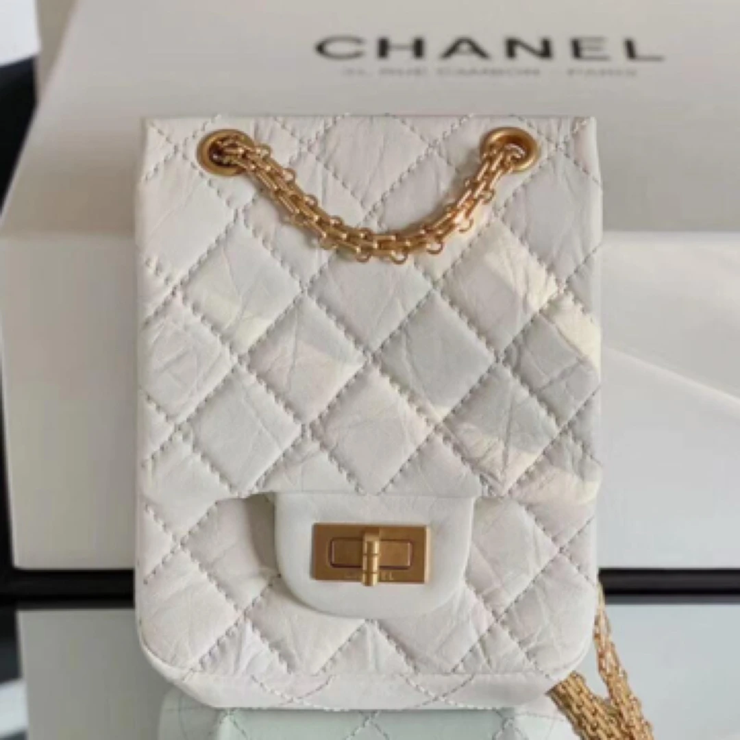 99新 Chanel/香奈儿 香奈儿2.55竖款链条包