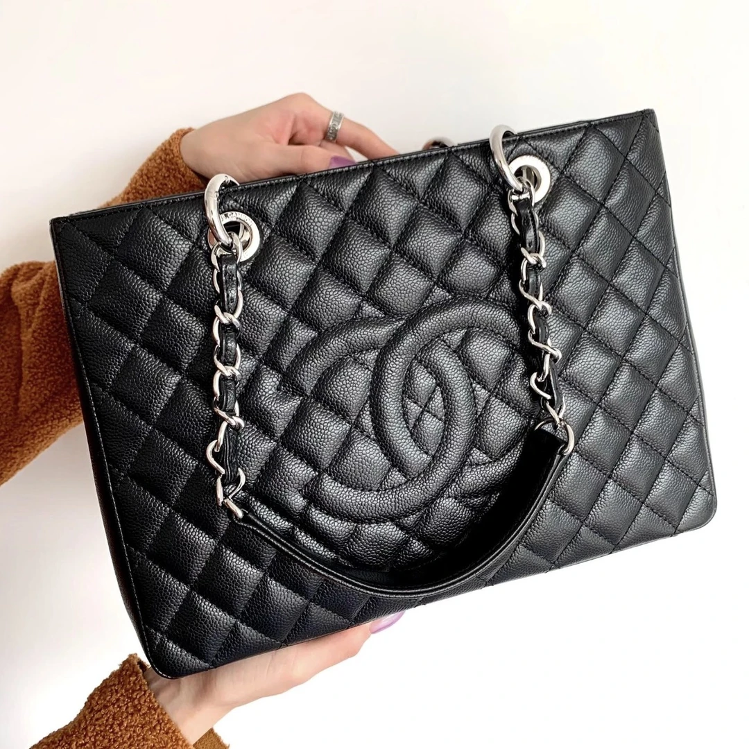 95新 Chanel/香奈儿 【文子姐专属】/D220/黑银GstL