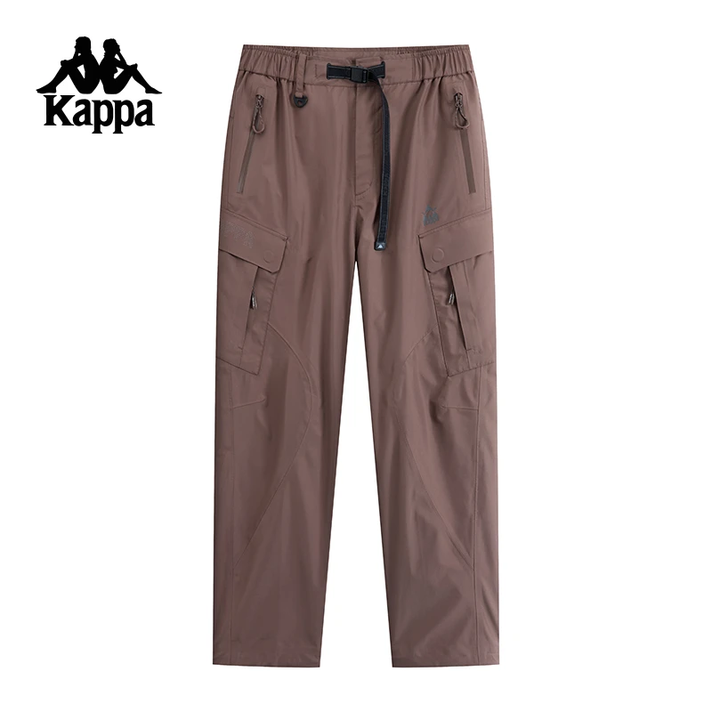 Kappa卡帕背靠背新款男裤运动冲锋裤男工装裤户外防水男款裤子潮
