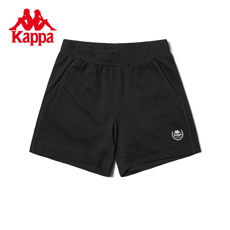 《1916经典复古短裤》卡帕Kappa2024新款女夏阔腿三分裤K0D42DY01