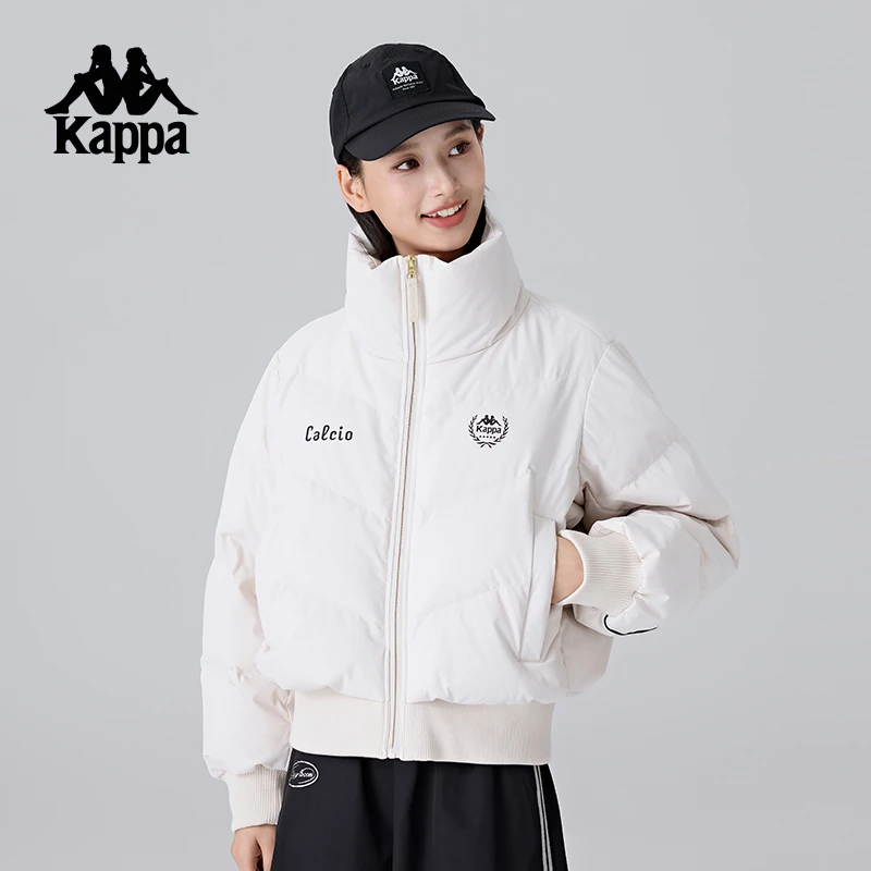 KAPPA/背靠背卡帕新款运动羽绒服女款户外保暖防寒服休闲夹克外套