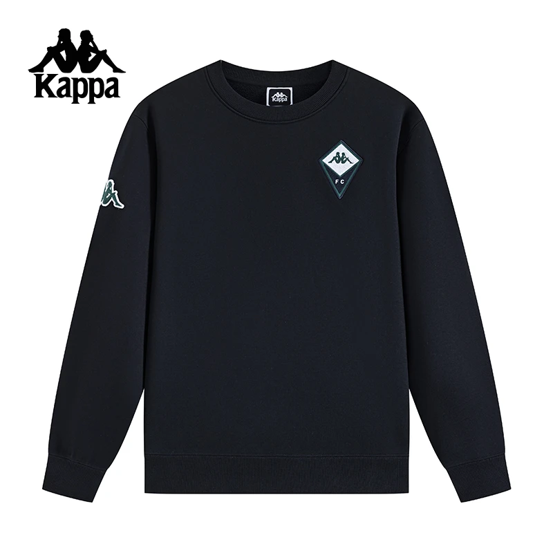 Kappa卡帕背靠背新款情侣运动卫衣复古半拉链套头衫男休闲上衣女