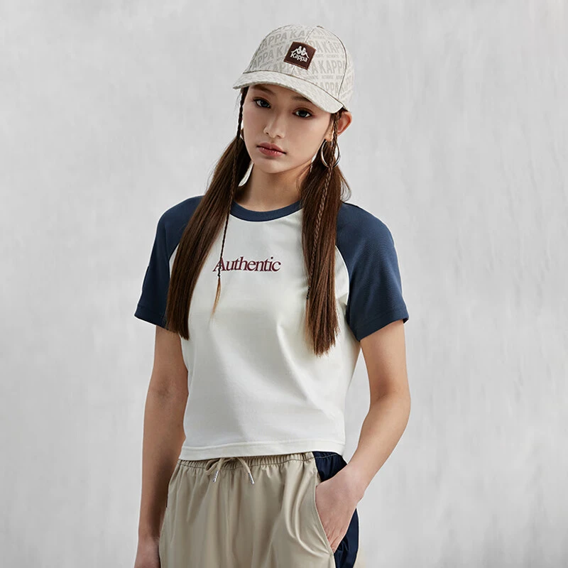 KAPPA/背靠背卡帕24新骑行索罗娜撞色T恤运动休闲夏季K0E42TD92D