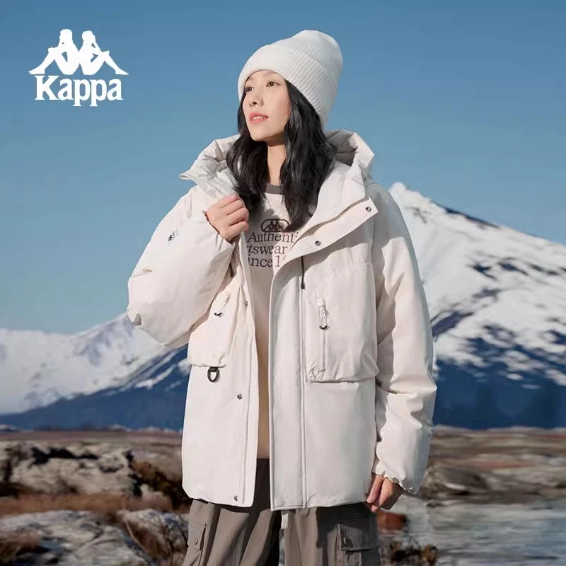 Kappa卡帕背靠背运动棉服男2024新款秋冬棉衣防寒服保暖外套女款