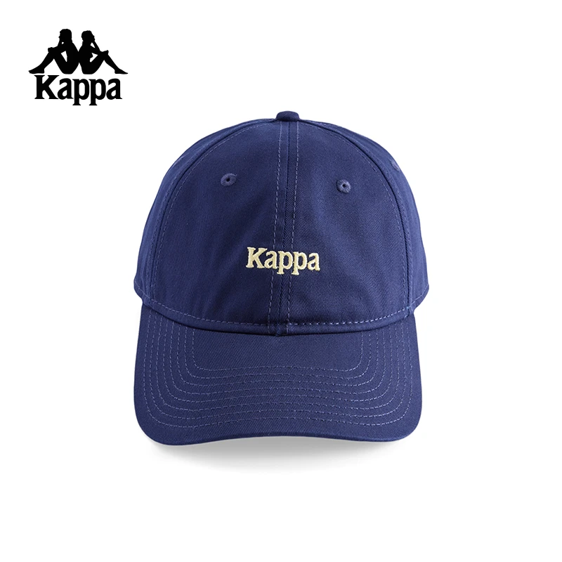 Kappa卡帕背靠背运动棒球帽男2024新款户外鸭舌帽女复古刺绣帽子