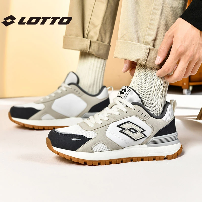 LOTTO/乐途【迭鲸】复古户外软底舒适休闲商务鞋复古阿甘鞋男鞋8817