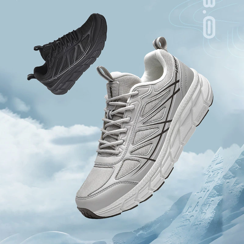 LOTTO/乐途【跃菱】2025春季情侣款减震户外软底防滑轻便跑鞋