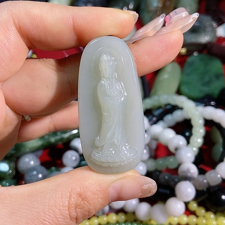 和田玉珠宝半成品未镶嵌