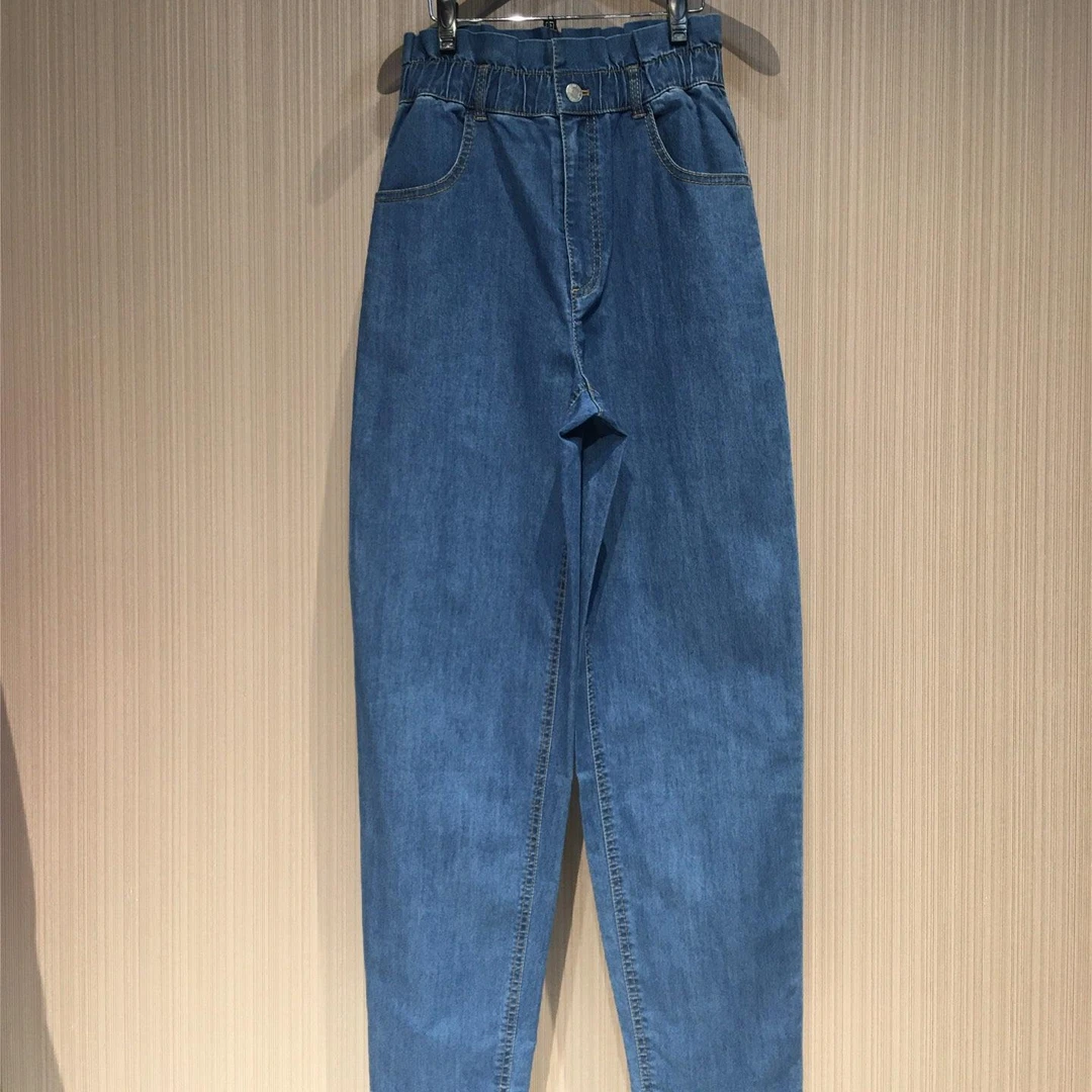 女装花苞腰休闲牛仔裤1100244-9442