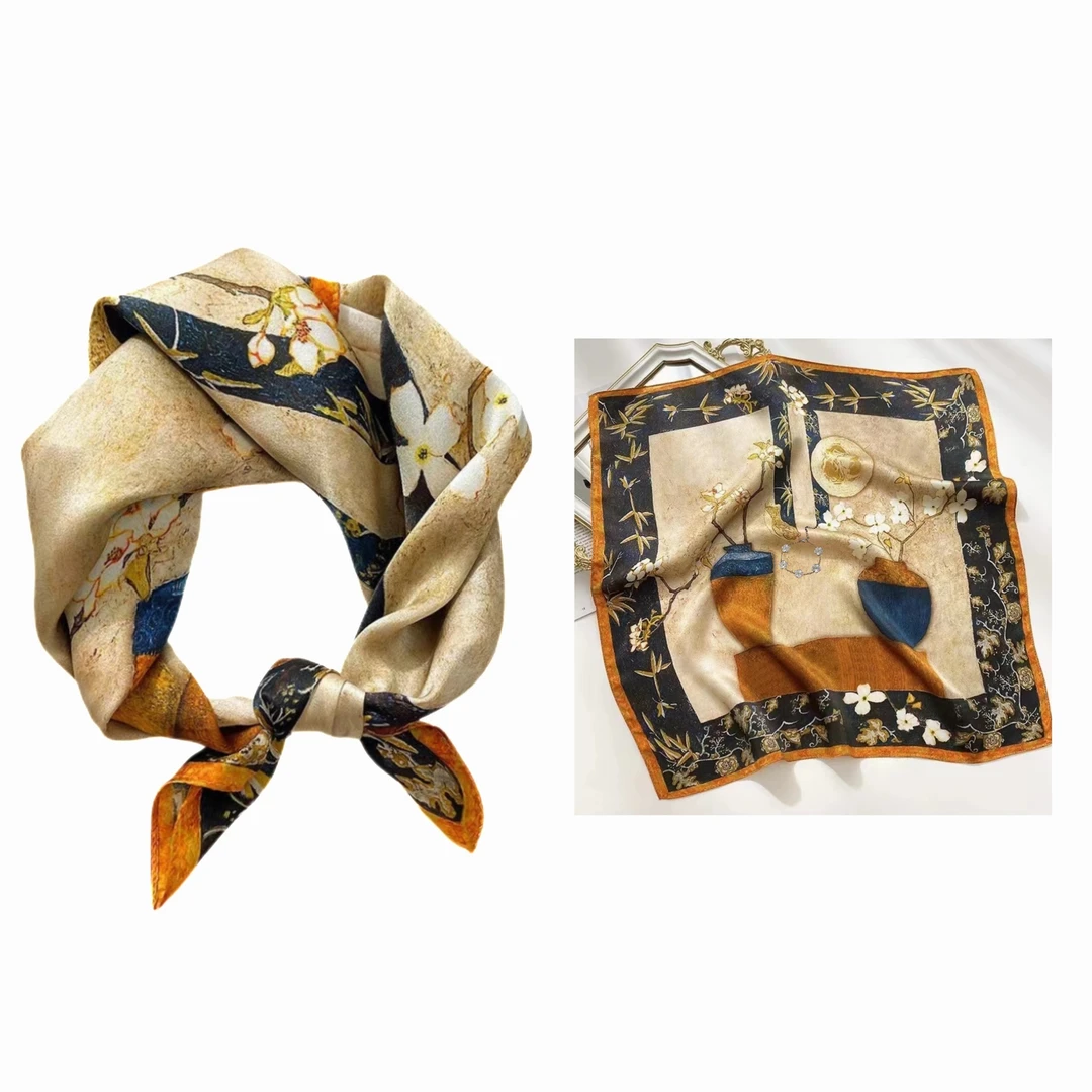 【高定版本】专拍链接！秋冬幸运丝巾气质轻奢经典款高级