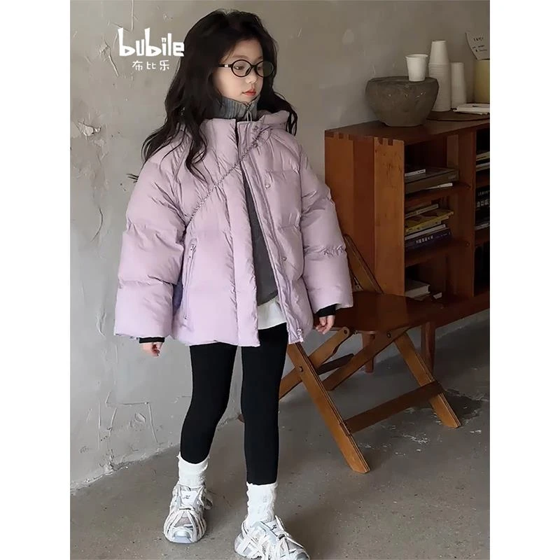 女童羽绒服冬季2024新款洋气儿童冬装超好看白鸭绒外套女大童冬装