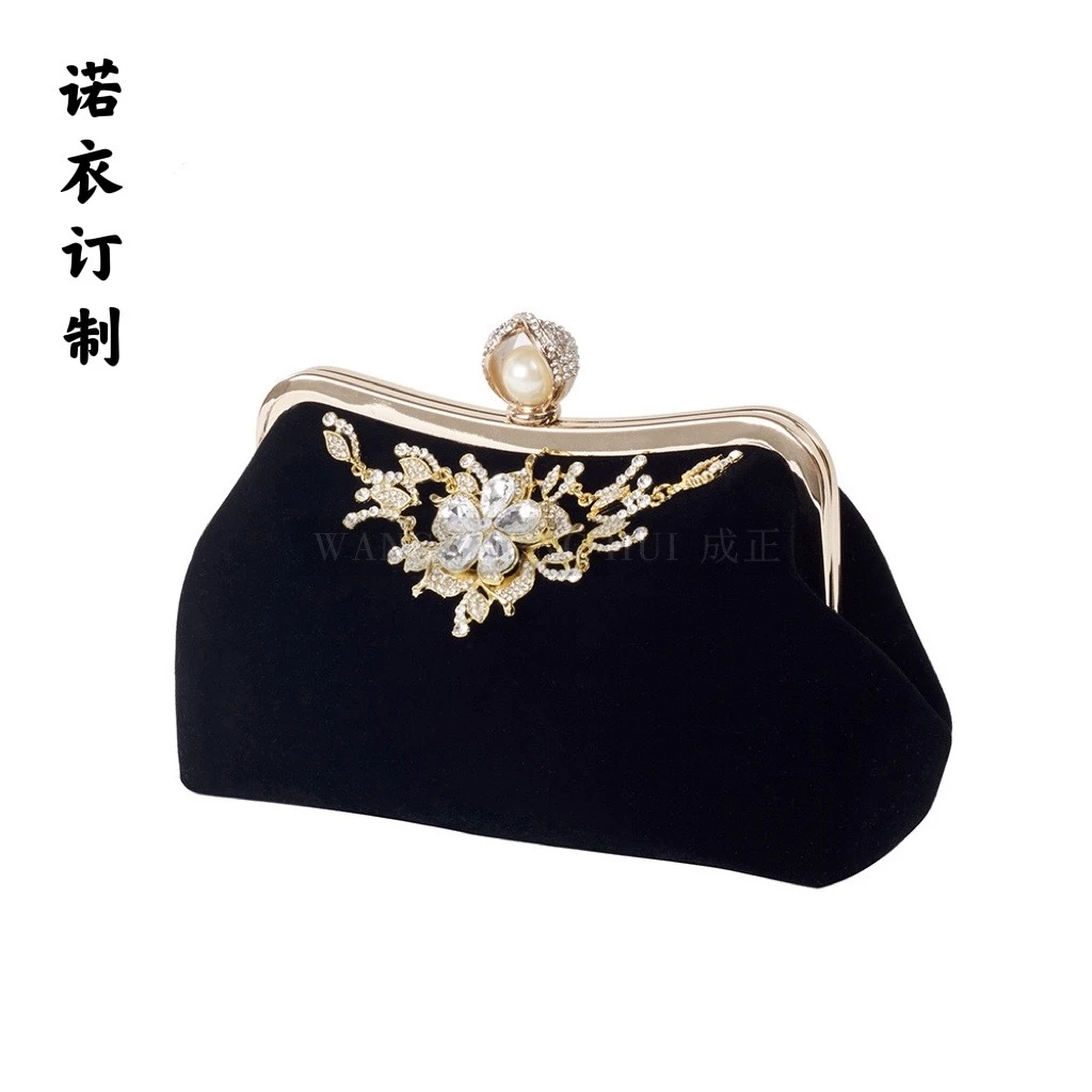 诺衣【旗袍配饰】黑色. 包888