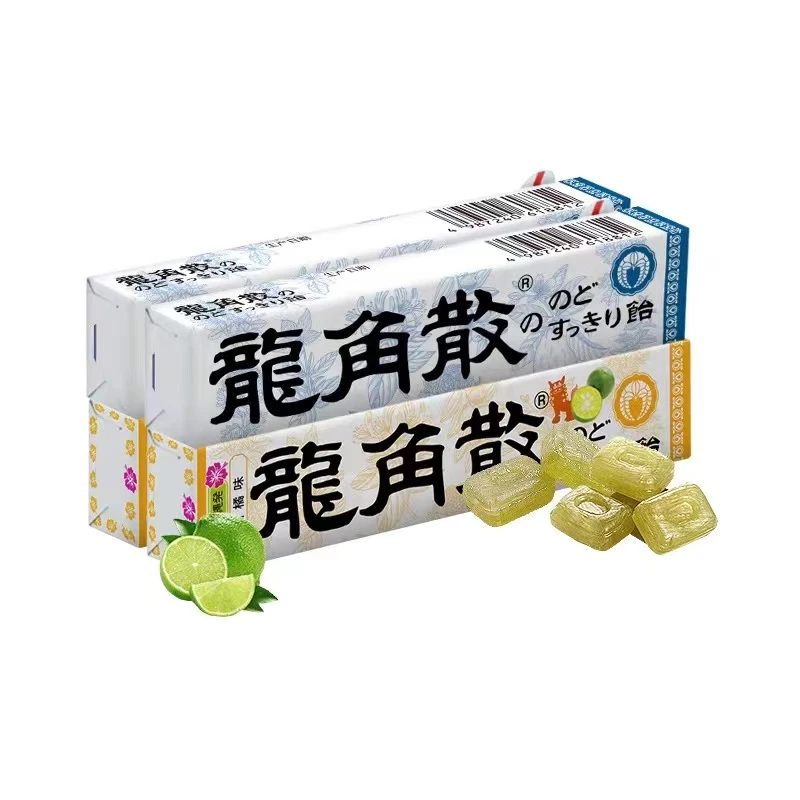 日本原装进口龙角散直售薄荷草本润喉糖果清爽即食甘甜乳酸40g/条