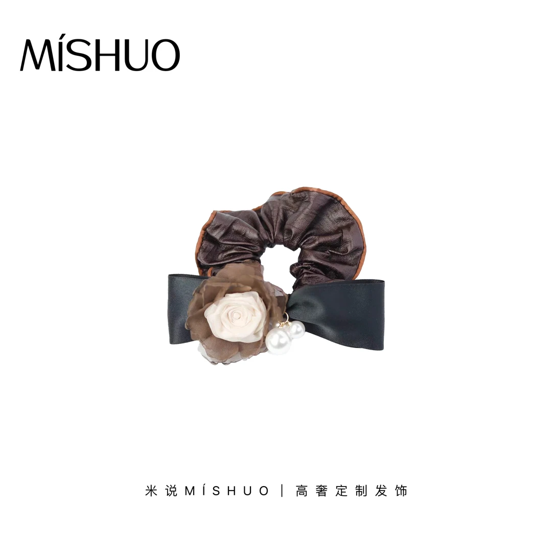 法式超仙优雅甜美复古大肠圈