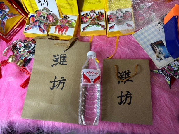 装潍坊风筝袋子工艺品礼盒特产传统国风观赏摆件出国纪念品礼物