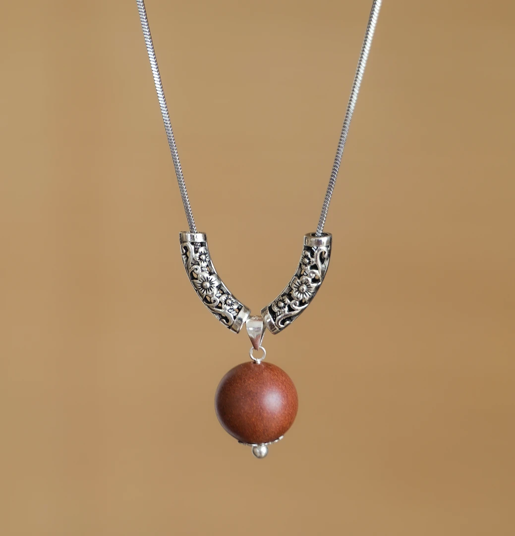 博元香舍【红麝香】古法非遗合香珠工艺手作冷凝香新中式单珠挂饰