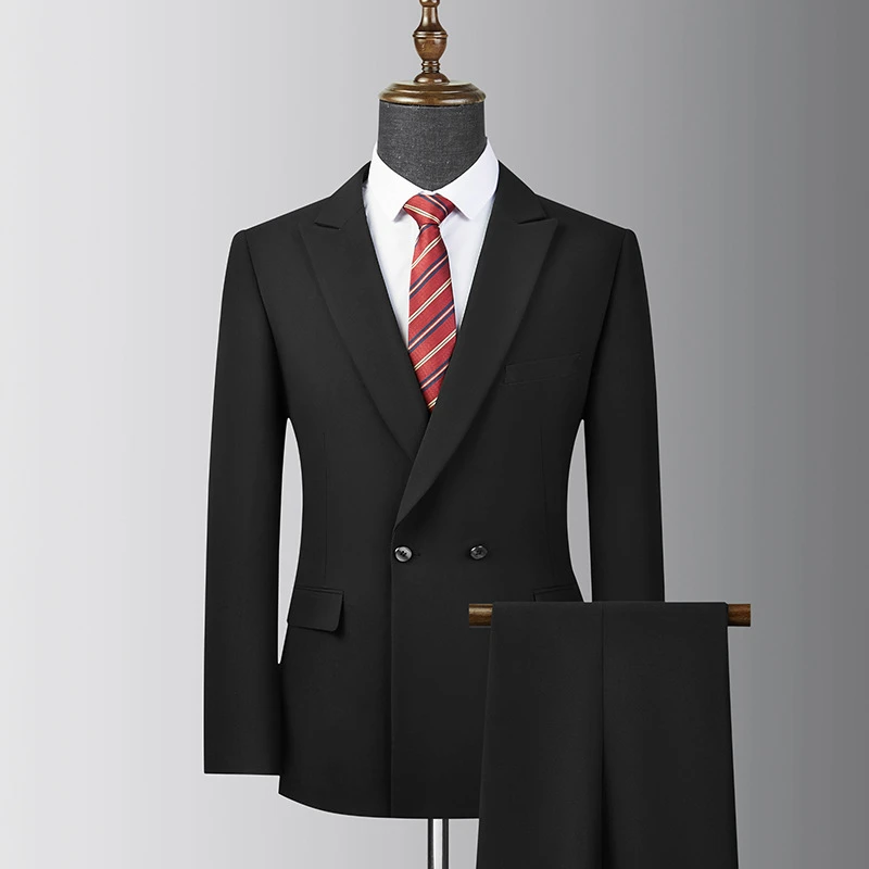 【高品质西服套装】轻奢时尚英伦高级感商务休闲大码西装外套正装男