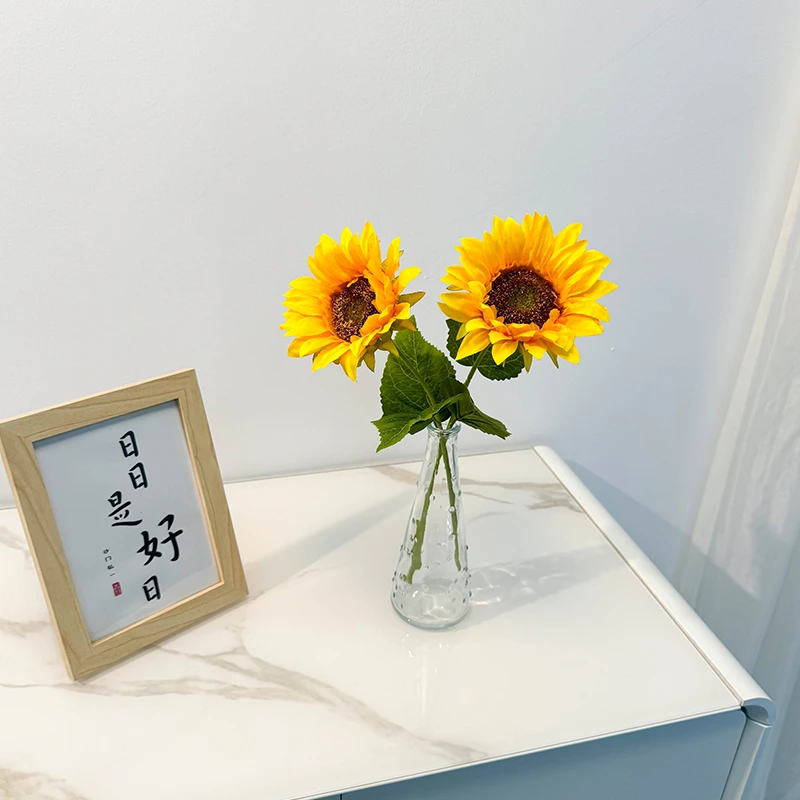 向日葵假花仿真花摆设客厅餐桌花艺摆件家居装饰花束绢花田园