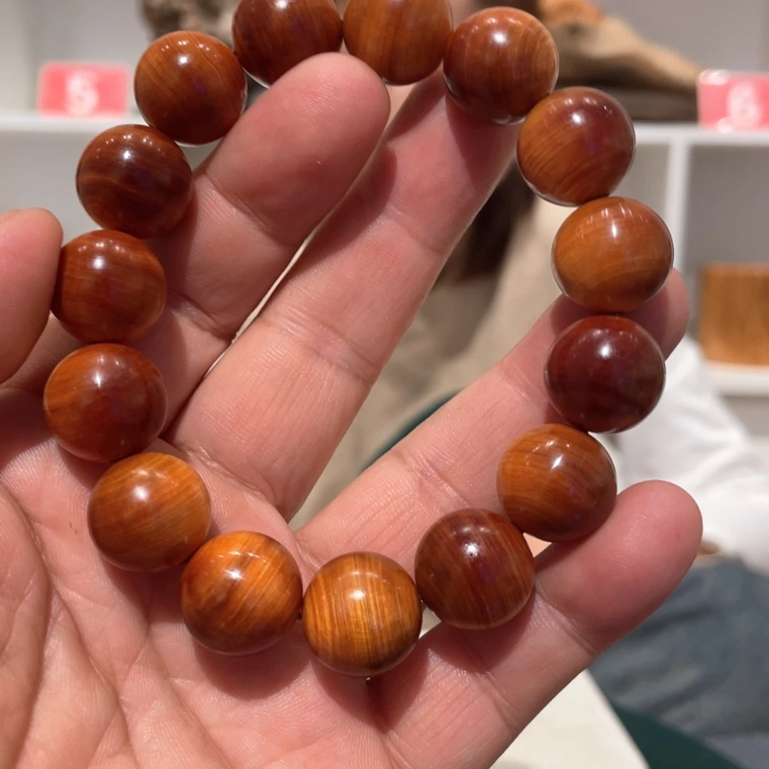 【闪购商品】柏木（崖柏）1.5柿子红手串