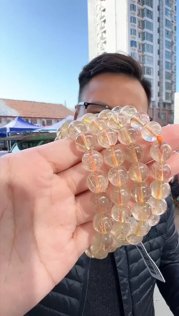 【闪购商品】水晶手链未镶嵌B6890约10mm多样性发一件