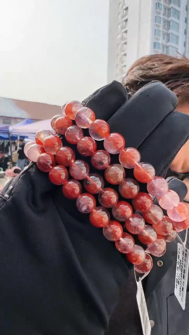 【闪购商品】水晶手链未镶嵌B386约8mm多样性发一件