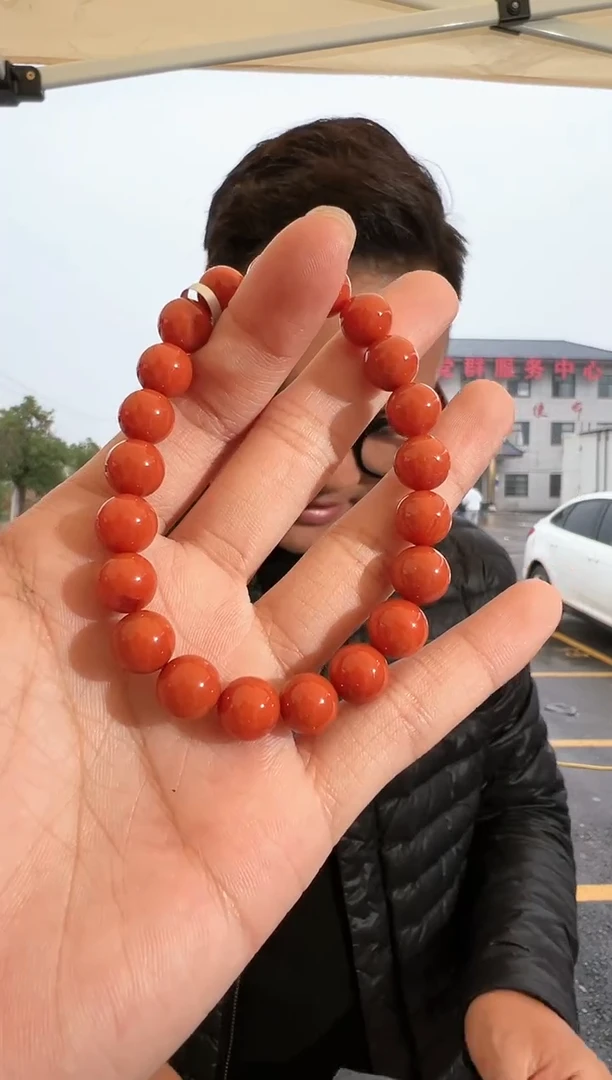 【闪购商品】南红玛瑙手链未镶嵌B6703约8mm