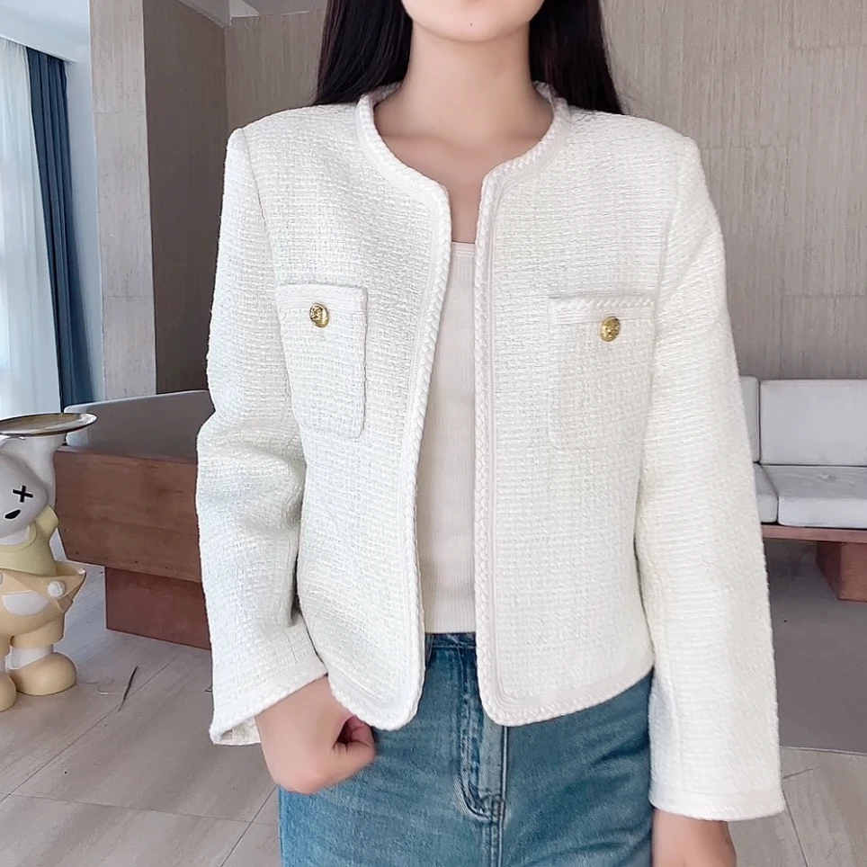 【秀特】时尚百搭小香风外套FAF8487