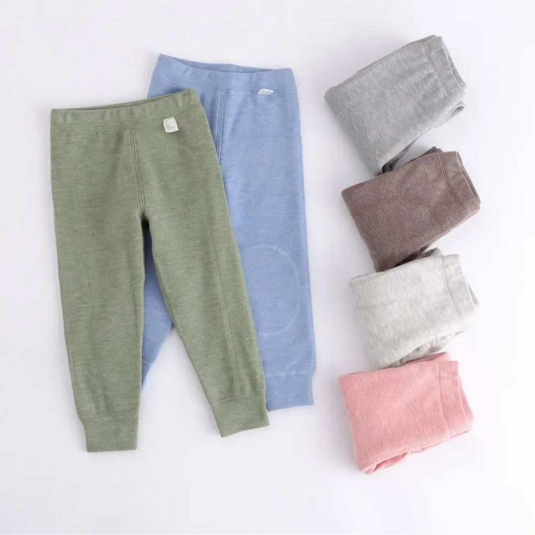 妮妮珂珂冬季男童女童双层加厚自发热保暖裤内穿儿童