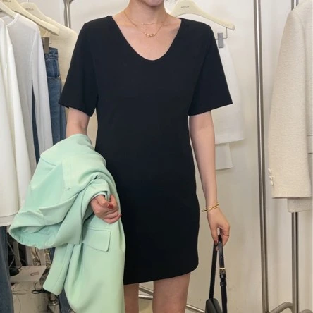 widelia春夏新款一件过短袖T裙7007