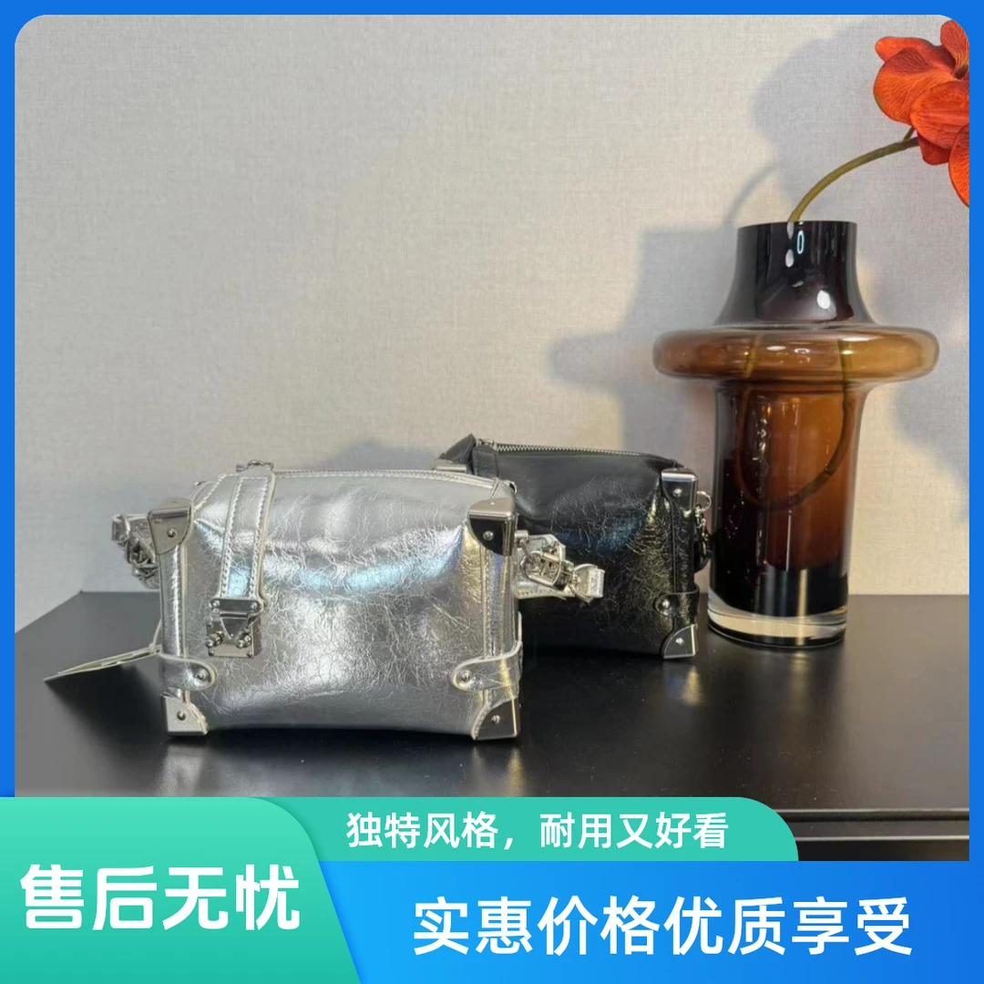 四方小饭盒-短款小众女包单肩时尚百搭女士气质休闲包-PL625