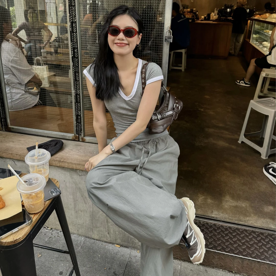 特价FUFU-断码清仓-原198-紧腰气球型休闲裤女SYV6467 K31441SY51