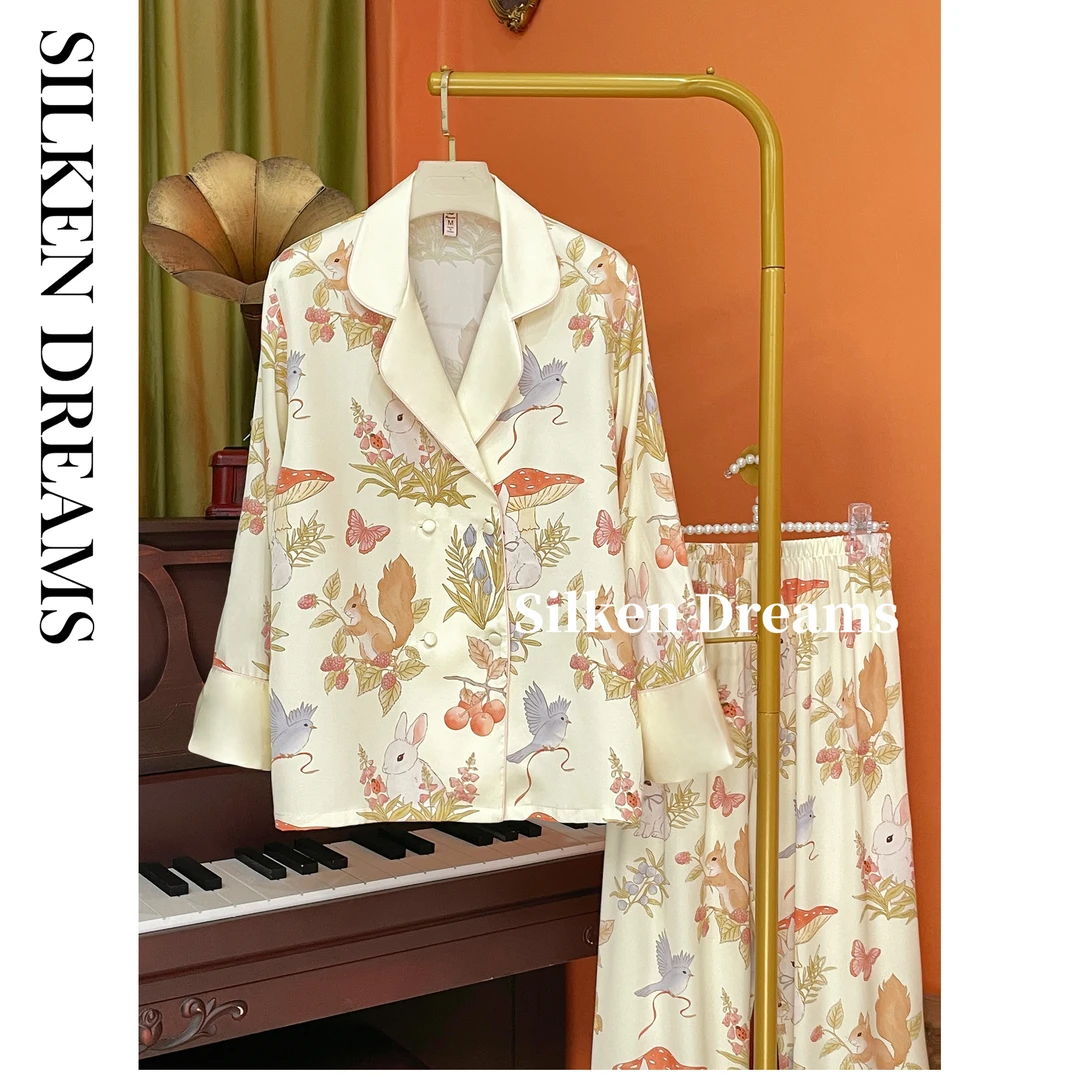 【原野｜爱尔兰暮色】春秋时尚潮流可外穿薄款睡衣家居服套装