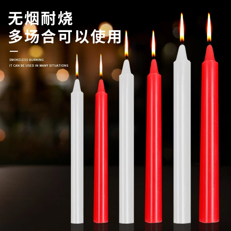工厂直销加粗应急防灾蜡烛停电紧急家用照明户外装备用品便携无烟