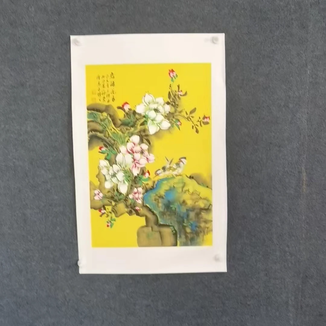 王辉老师-鸟语花香2.7平方尺绘画