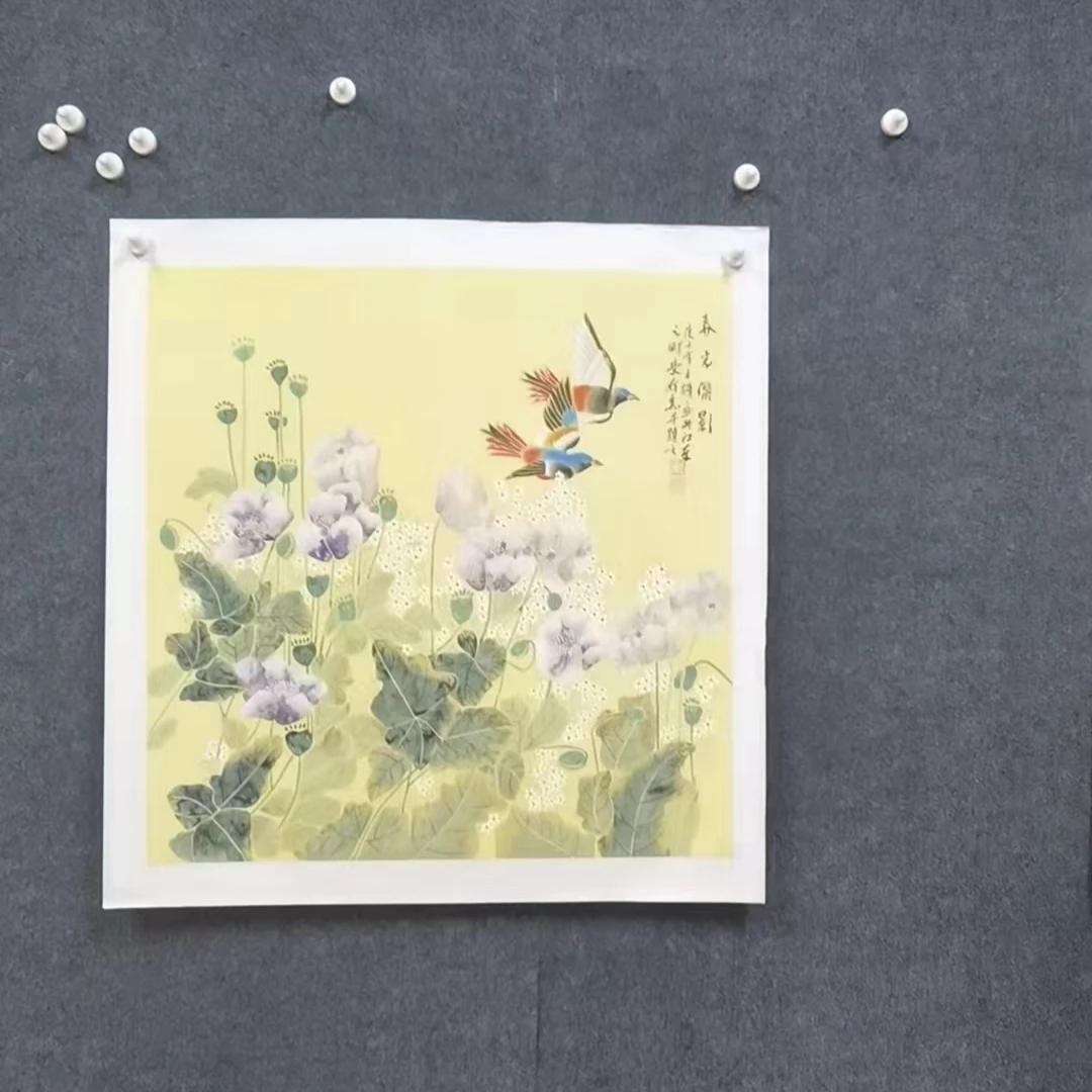 王辉老师-春光俪影4平方尺绘画
