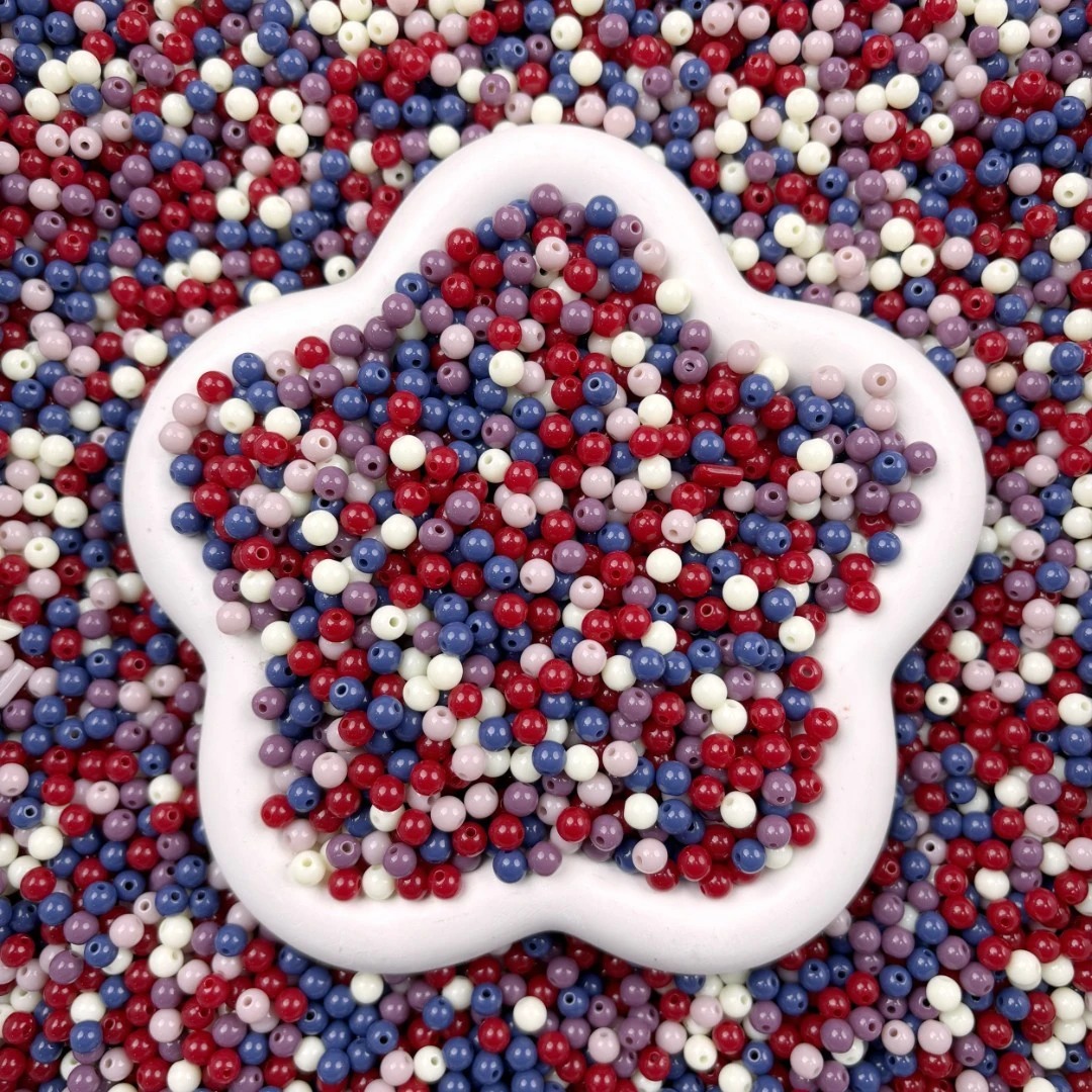 【卡6奶油珠】各种爆款diy串珠手机链车挂串包包链等珠珠配饰配件